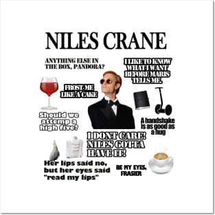 niles crane Posters and Art